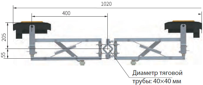 Двойной токосъемник JDC-H