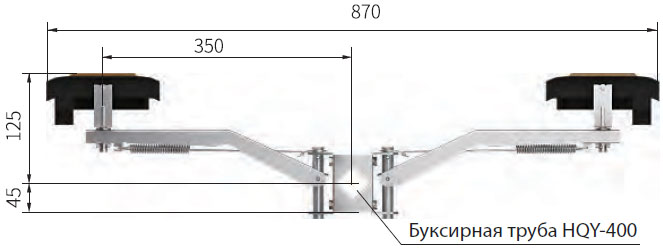 Двойной токосъемник JDC-H
